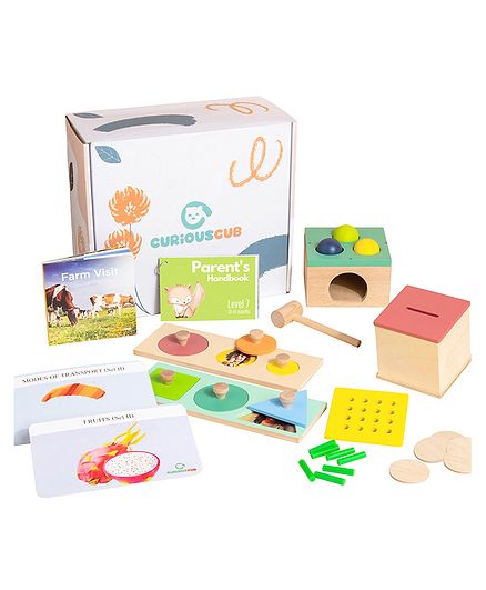 Curious Cub Montessori Learning Wooden Toys Box 7 (8pcs)