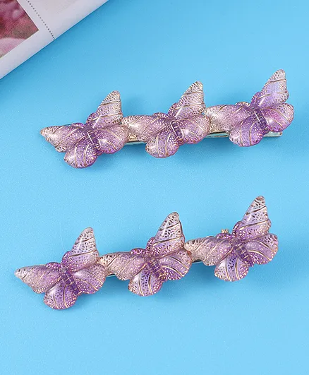 Hola Bonita Hair Pins And Clips - Purple