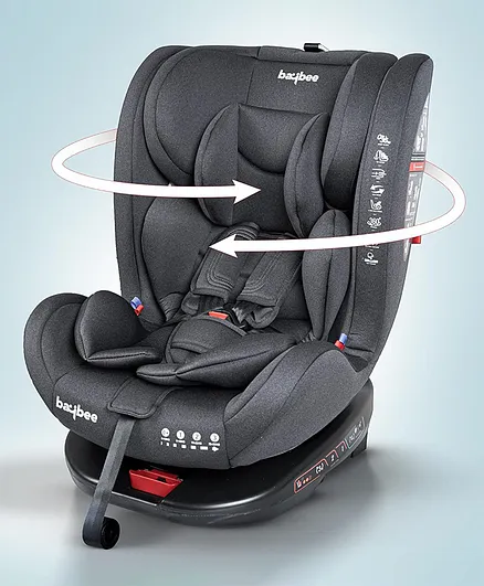 Baybee Convertible Car Seat for Baby with Isofix 360 Rotatable