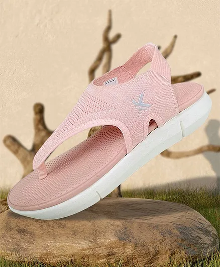 Buy KazarMax Mesh Detailed Sandals Peach for Girls (9-10 Years