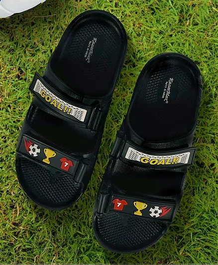 Buy KazarMax Soccer Game Theme Water Proof Sandals Black for Boys (12-13  Years) Online, Shop at 18083625
