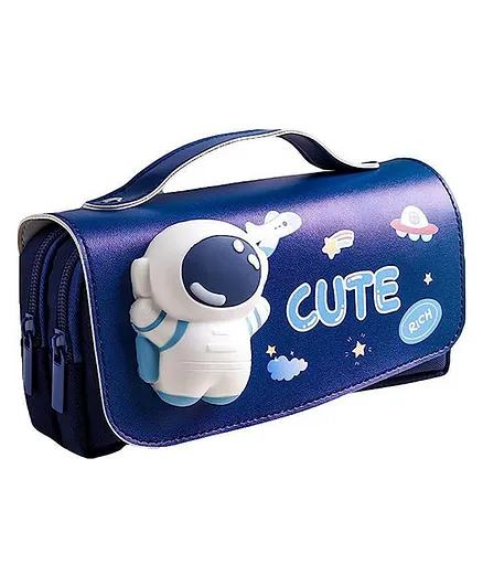 Elecart Cute Astronaut Squishy Pencil Pouch for Girls Boys, Big Pencil  Case for Kids, Zipper Pencil Kit Stationary Storage Box for School  Children,