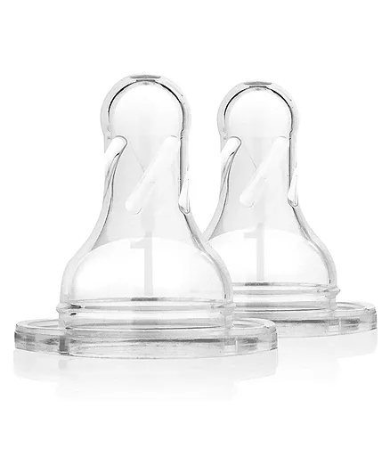 Dr Browns Level 1 Silicone Narrow Teats - Pack of 2