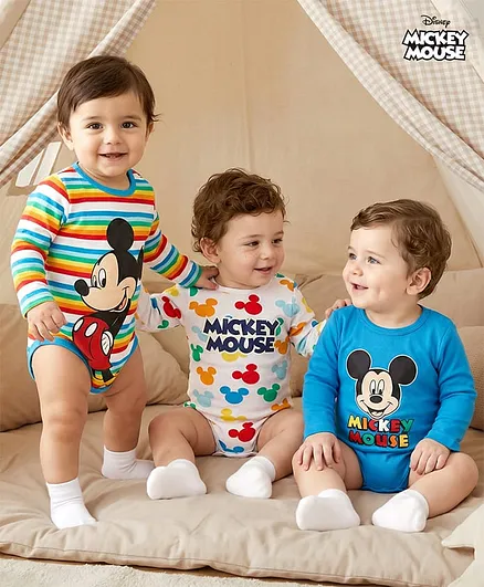 Disney Mickey Mouse Baby Boy Disney Onesies Buy Babyhug Disney