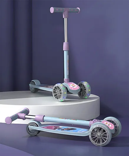 3 Wheel Foldable Kids Scooter with LED Lights and 4 Level