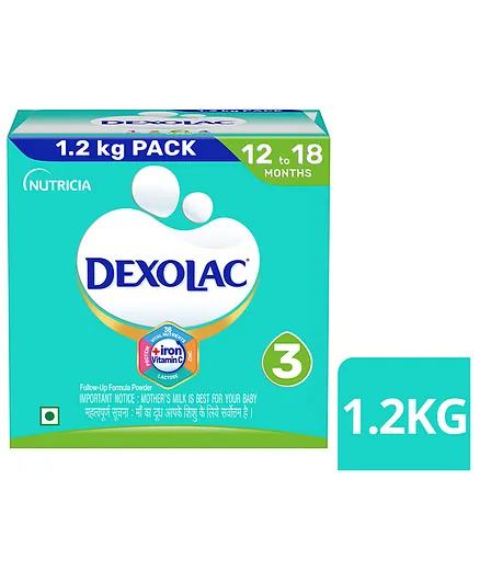 Dexolac Infant Formula Milk Powder with 36 Vital Nutrients Stage