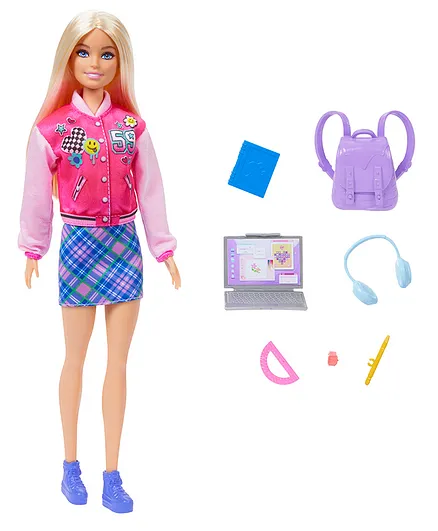Firstcry Barbie Doll Height Cm Barbie I Love School Blonde Fashion