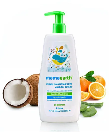 mamaearth Deeply Nourishing Body Wash For Babies - 400 ml
