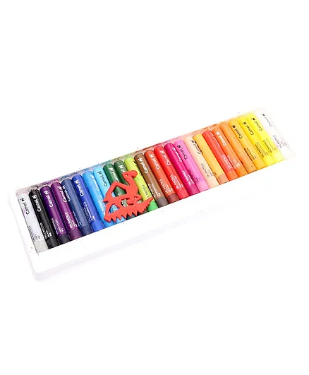 Camel - Oil Pastels Crayons In 25 Shades With 1 Free Drawing Pencil