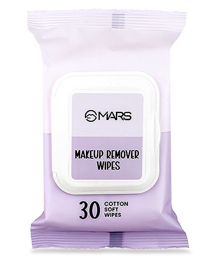 MARS Effortless Makeup Remover Soft Cotton Cleansing Wet Wipes With Green Tea Extract - (30 Tissues) Online in India, Buy at Best Price from FirstCry.com - 18838920