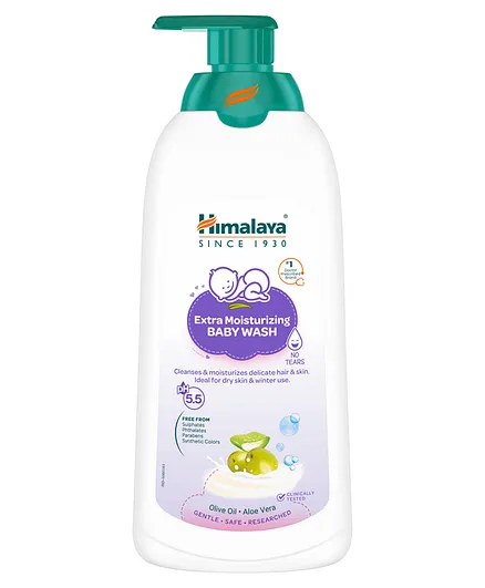 Himalaya Babycare Extra Moisturizing Baby Wash 600 ml Online in