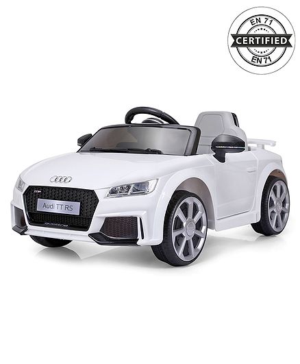 audi tt rs battery powered ride on assembly