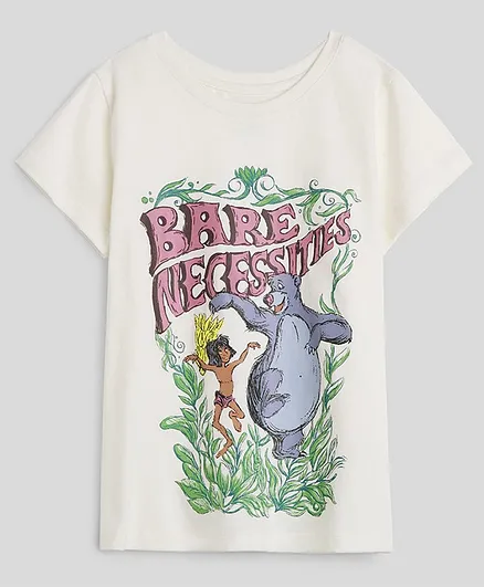Buy The Souled Store Cotton Official Half Sleeves Jungle Book Bare