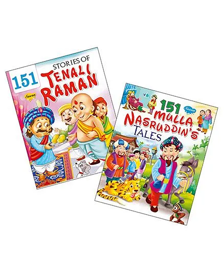 Sawan Story Book 151 Series Tenali Raman & Mulla Nasruddins Tales Set of 2 - English