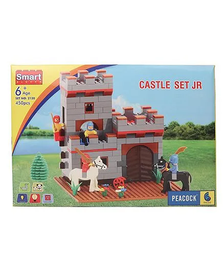 Peacock SB Castle Set Junior Multicolor - 450 pieces
