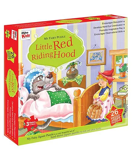 Braino Kids Little Red Riding Hood Jigsaw Puzzle - 26 Pieces