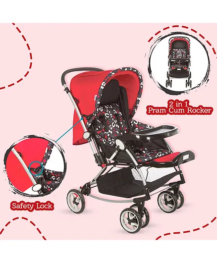 Mee Mee Premium Baby Pram With Rocker 