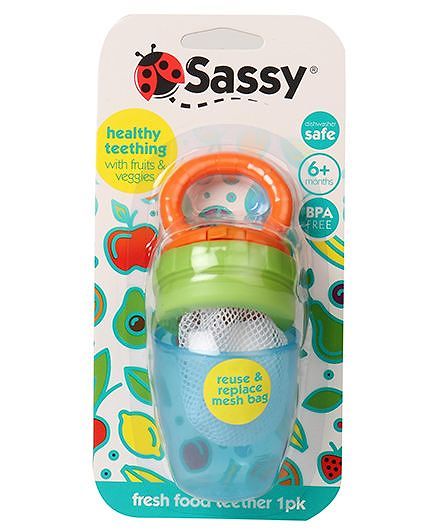 Sassy Fresh Food Teether Blue Green Online In India Buy At Best