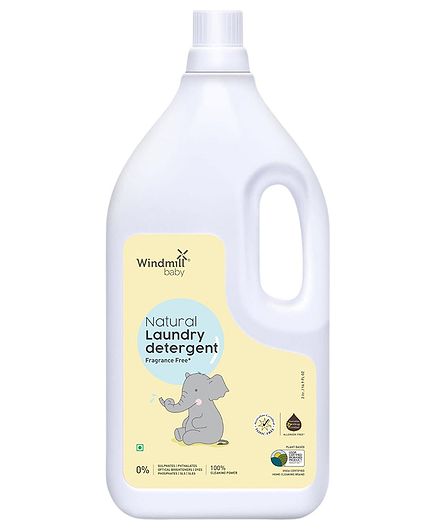 Windmill Baby Natural Fragrance Free Laundry Detergent Liquid - 2000 ml Online in India, Buy at Best Price from FirstCry.com - 19139878
