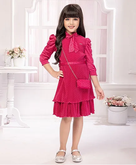 Pink Ucb Baby Girl Clothes Buy TINY BABY Knitted Three Fourth