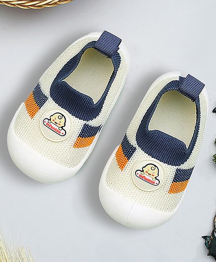Buy Infantso Nano Stripe Anti-Skid Cotton Socks Shoes with Rubber Sole for Walking Babies & Toddlers - Blue for Both (12-18 Months) Online in India, Shop at FirstCry.com - 19181968