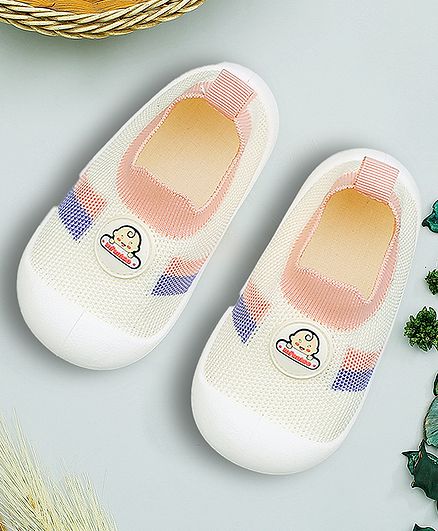 Buy Infantso Nano Stripe Anti-Skid Cotton Socks Shoes with Rubber Sole for Walking Babies & Toddlers - Pink for Both (18-24 Months) Online in India, Shop at FirstCry.com - 19181972
