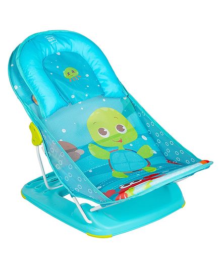 Mee Mee Newborn Baby Bather Bath Chair |Foldable |3 Position Adjustable Chair |Washable Soft Mesh Seat Green Online in India, Buy at Best Price from FirstCry.com - 19209839