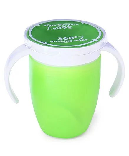 Munchkin Miracle Spoutless Twin Handle Cup Green - 207 ml
