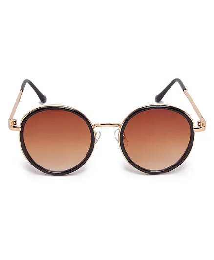 KIDSUN 100% UV Protected Round Sunglasses - Brown