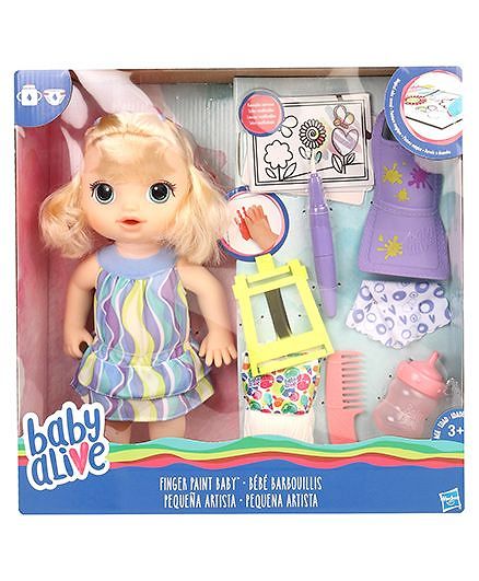 baby alive finger paint doll