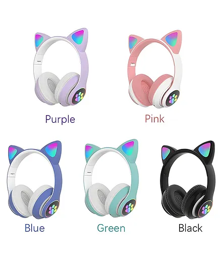 YAMAMA Cat Ear Headphone New Cute Fashion Wireless Music Gaming