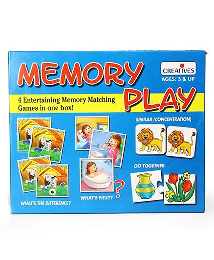 Creative Memory Play Game - Blue