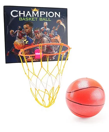 Buy Ratnas Champion Basket Ball Set - Orange & Multi Colour