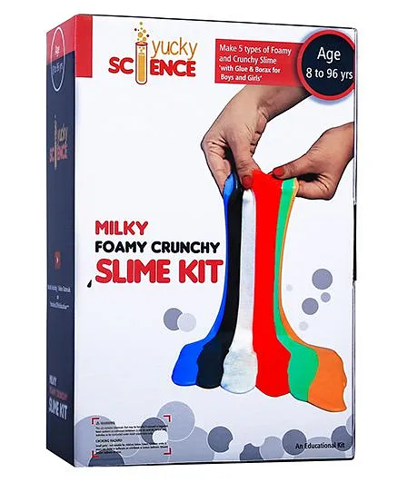 Yucky Science Milky Foamy Crunchy Slime Kit - Multicolor