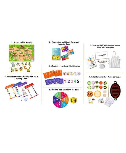 PrepBuddy Beautiful Mindz Kids 7-in-1 Fun Engaging Gift Box for