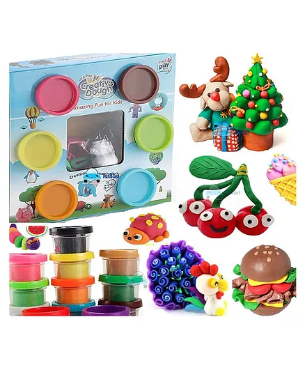 Bunie Colorful Clay Dough Toy Set for Art Craft Pack of Pack of  Multicolor Online India, Buy Art Creativity Toys for (3-15 Years) at