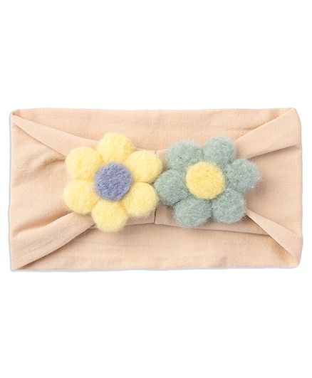 Bembika Floral Applique Detailed Headband - Peach