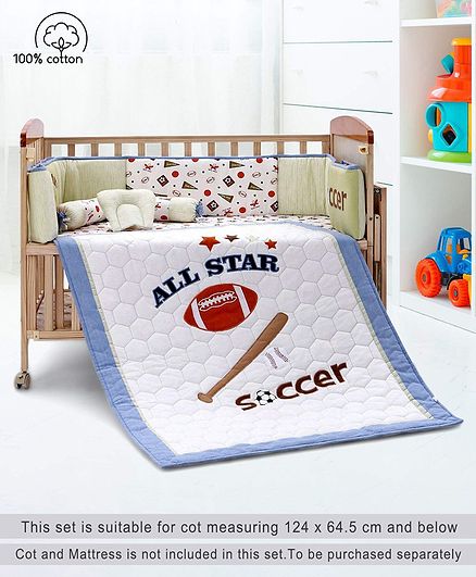sports theme crib bedding