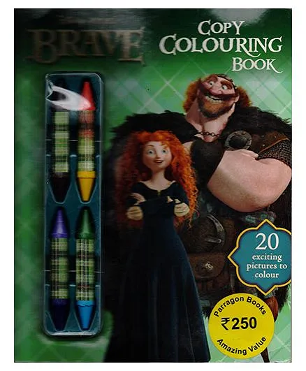Disney Brave Copy Colouring Book - English