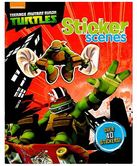 Nickelodeon Teenage Mutant Ninja Turtles Sticker Scenes Book - English