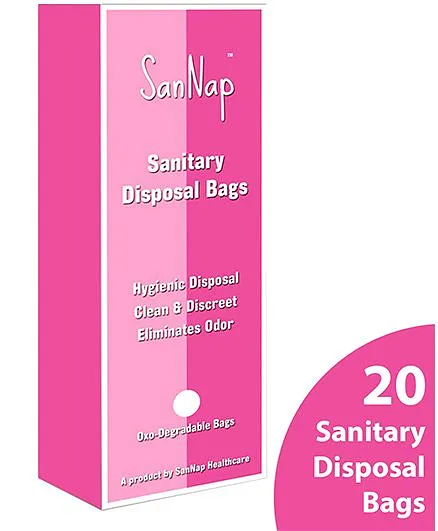 SanNap Sanitary Disposal Bags - Pack of 20
