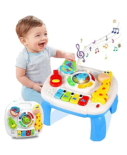 Elecart Baby Toys Musical Learning Table in Activity Center for  Toddlers 18+ Months Educational Toys for 1-2-Year-Old Boys Girls Baby  Piano