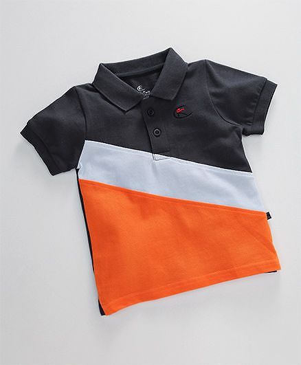 polo tee black