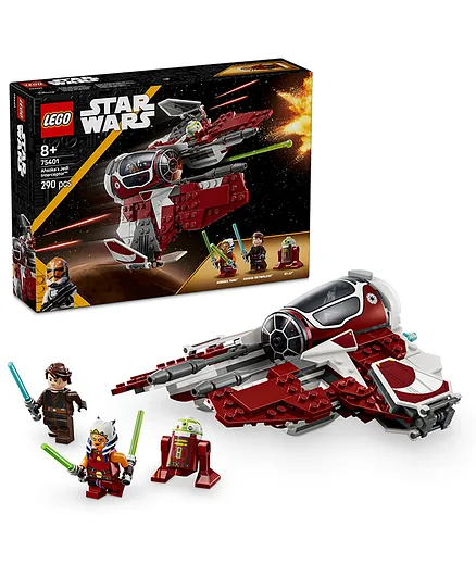LEGO Star Wars Ahsokas Jedi Interceptor Starfighter Building Toy