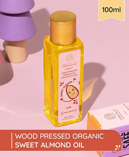 Little Rituals Ultra Premium Organic & Cold Pressed Massage Oil Sweet Almond - 100 ml