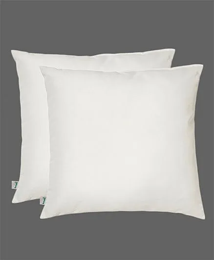 Restonite Athom Trendz Restonite Cushions Pack of 2- White  