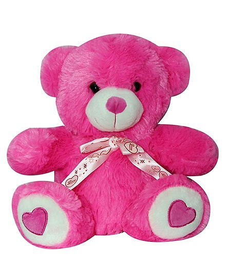 dark pink teddy bear