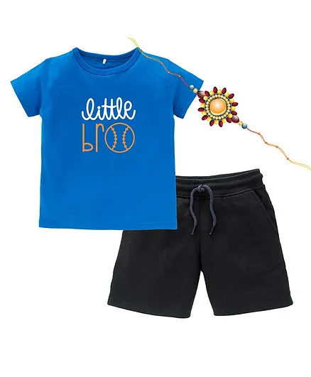 Buy Kadam Baby Cotton Knit Raksha Bandhan Theme Half Sleeves