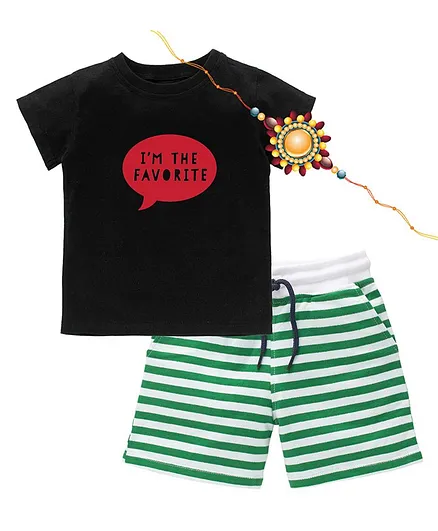 Buy Kadam Baby Cotton Knit Raksha Bandhan Theme Half Sleeves I M