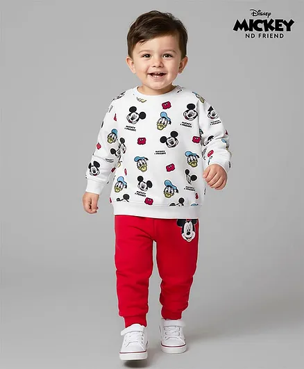 Buy Babyhug Disney Terry Knit Full Sleeves Sweatshirt and Track